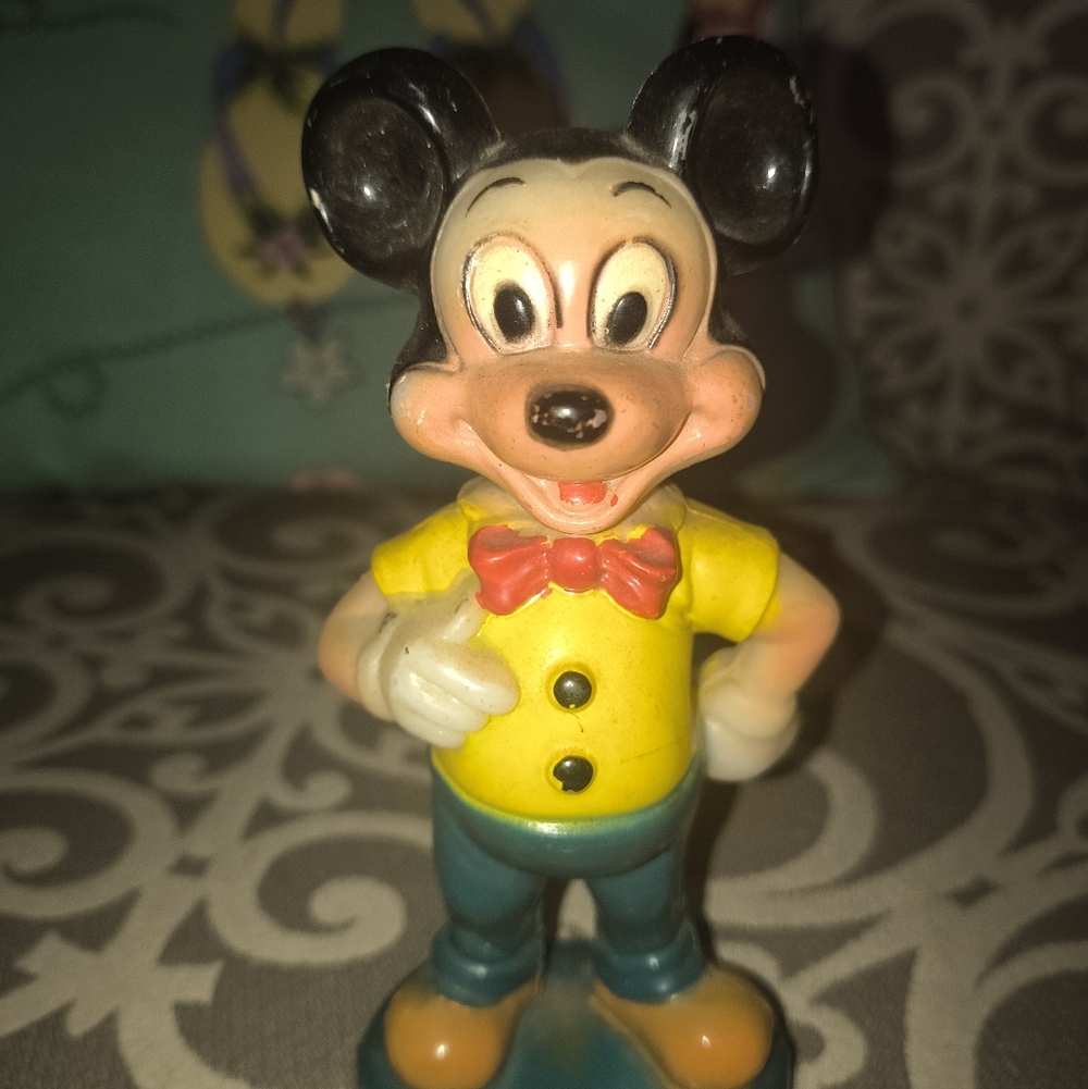 Vintage Celluloid Mickey Mouse Hong Kong 70s